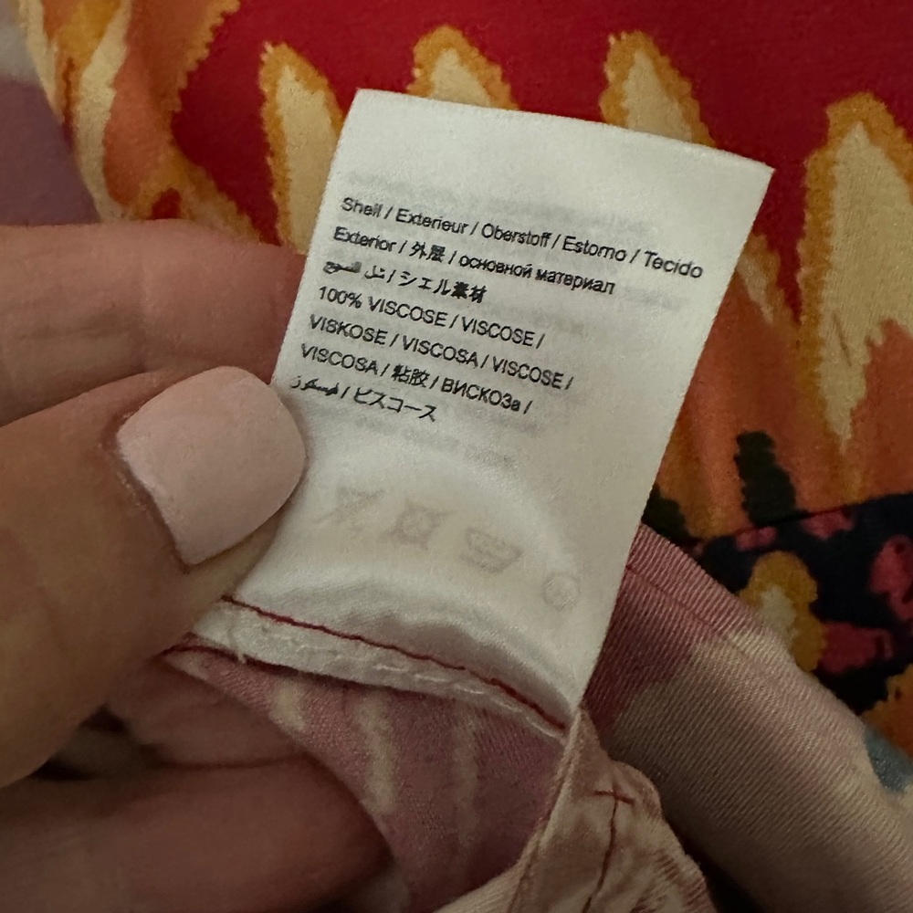 Farm Rio red jumpsuit - Picture 4 of 8